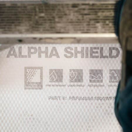 Alpha shield FR on the jobsite